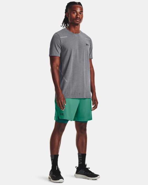 Men's UA Vanish Woven 2-in-1 Shorts, Green, pdpMainDesktop image number 3
